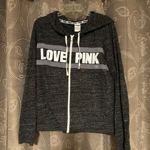 Love Pink Zip-Up Hoodie